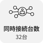 同時接続台数32台